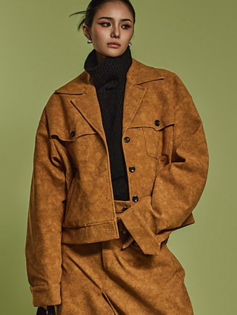 J2467 麂皮夹克 Korea