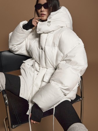 J2548 连帽夹棉夹克 Korea