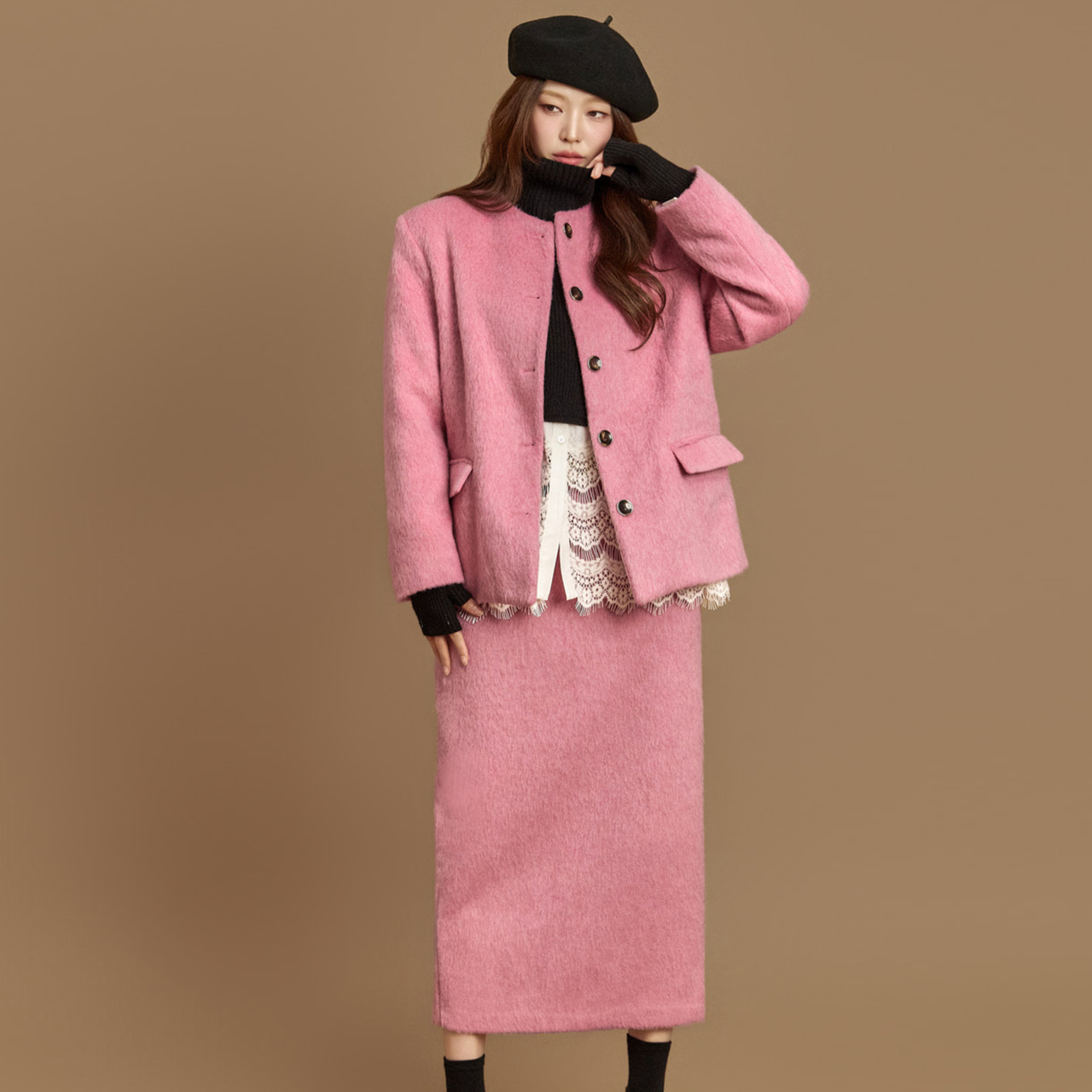 TP2295 夾克裙子套装