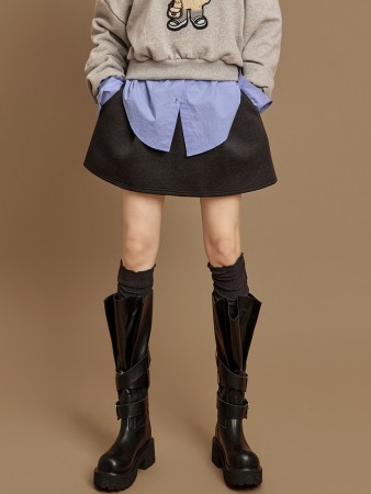 SK3119 細褶裙 Korea