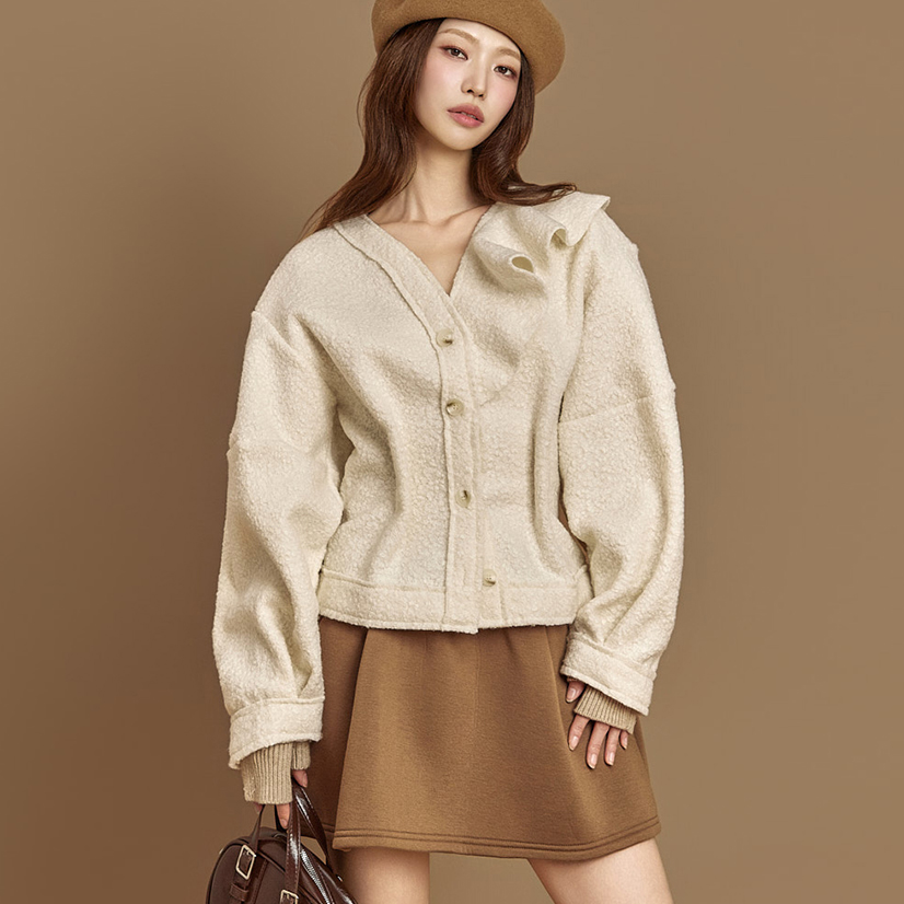 B3151 特里包 钮扣 雪紡衫