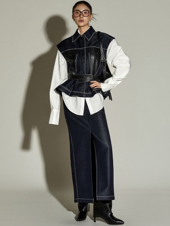 TP9184 马甲裙子套装 Korea