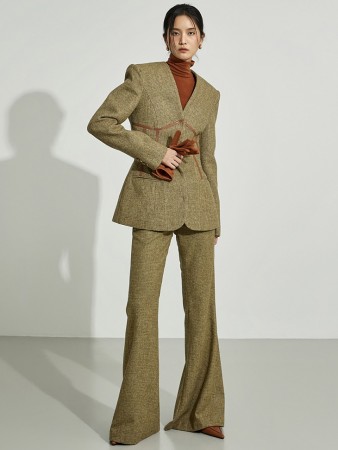 TP2292 夹克西裤套装 Korea