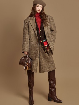 SU008 格子套装 Korea