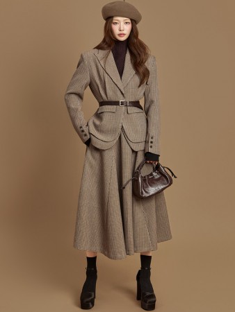 TP9190 夾克裙子套装 Korea