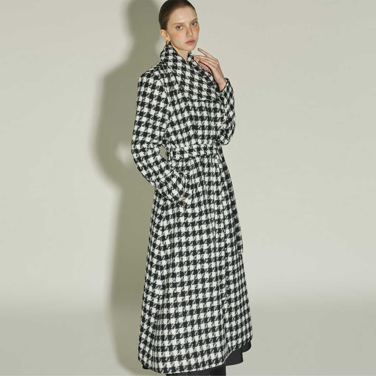 J3004 绑带组合大衣