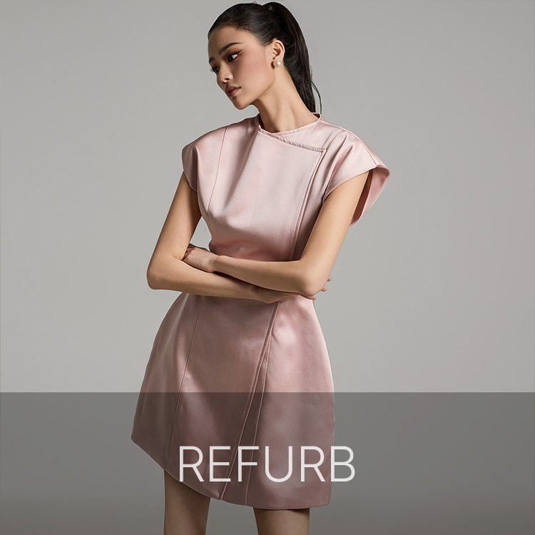 PS3865 細褶迷你連衣裙