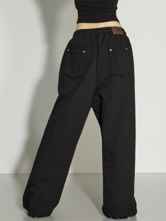 P3700 補丁 加絨 運動服 褲子 Korea