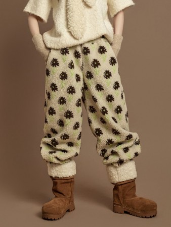 P3707 花纹 圓圈 褲子 Korea