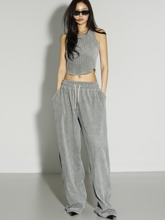 TR046 燈芯絨 運動服 组合 Korea