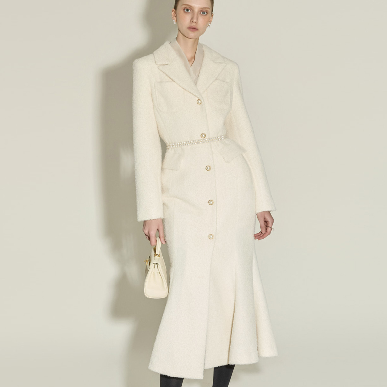 D5425 绑带 围巾 组合 連衣裙