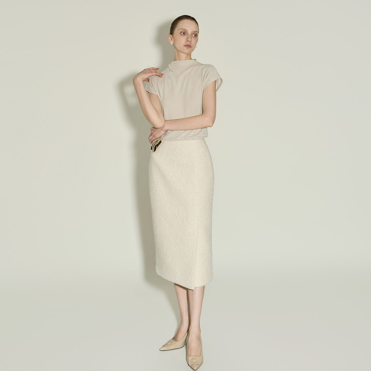 SK3134 圓圈 开叉 裙