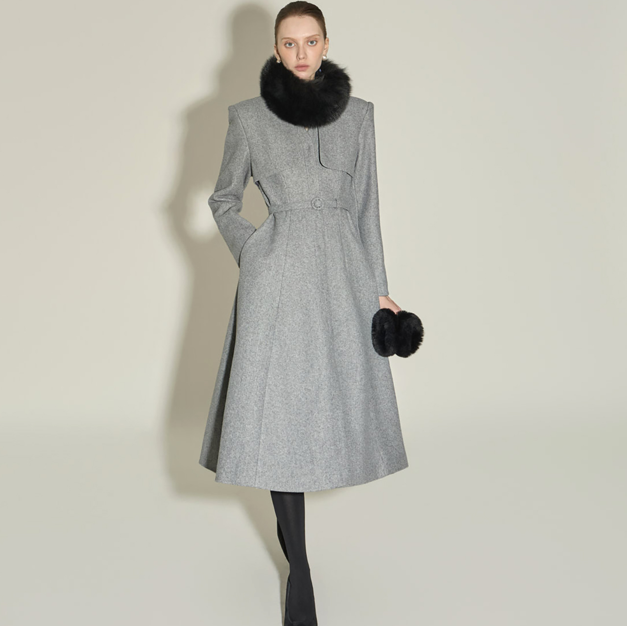 D5427 腰帶 组合 披肩 連衣裙