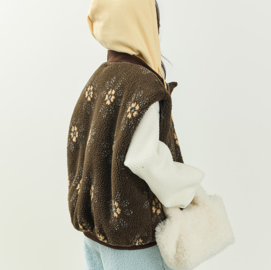 J3057 花纹 圓圈 马甲