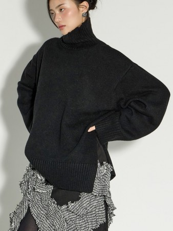 E4065 高領衫 羊毛 針織 Korea