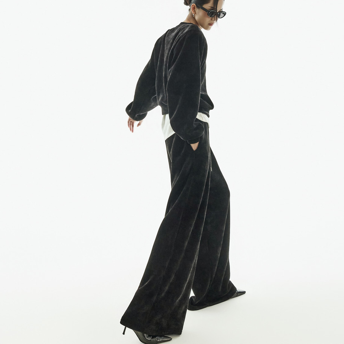 TR050 燈芯絨 加絨 運動服 组合