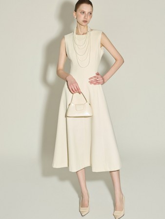 D5445 百褶 連衣裙 Korea