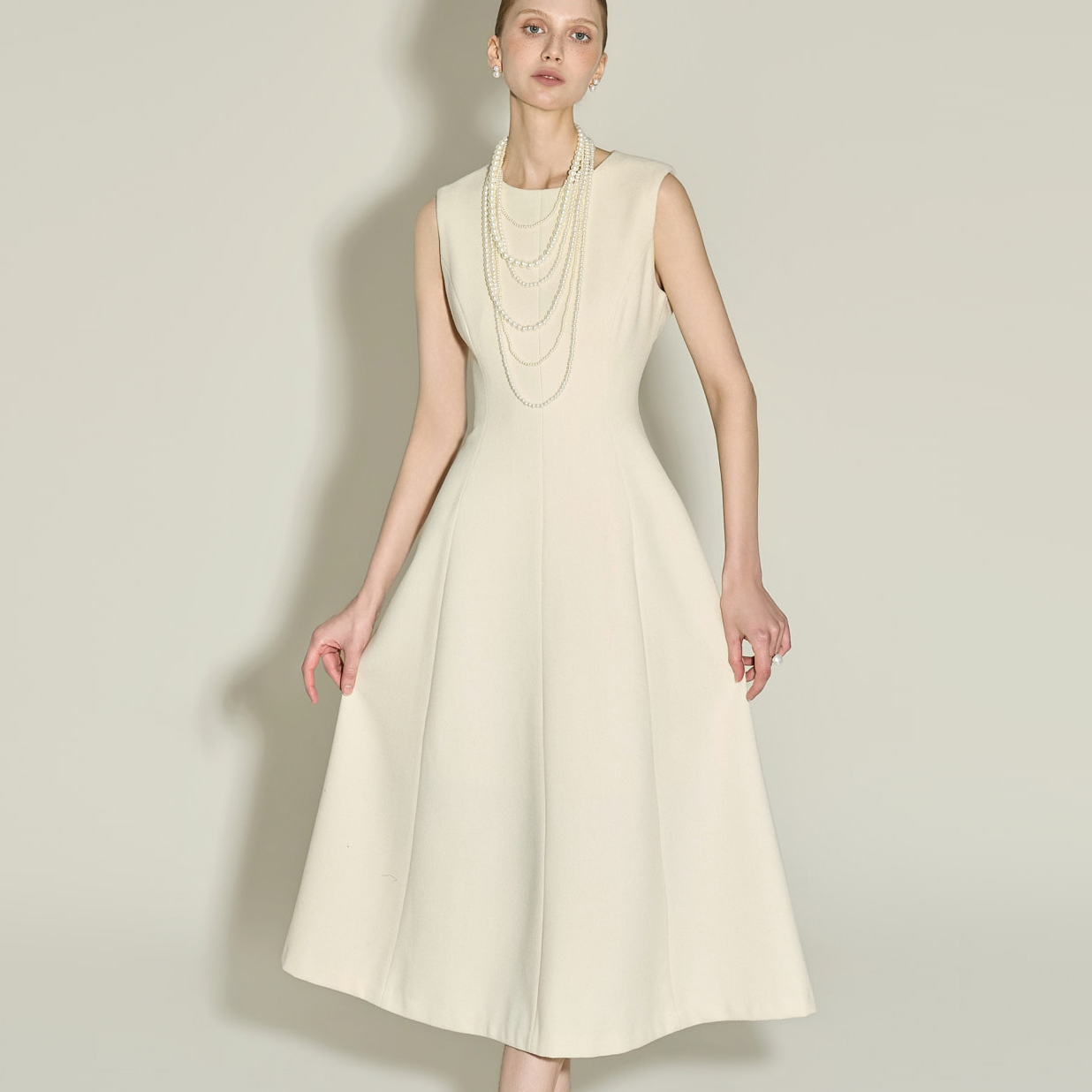 D5445 百褶 連衣裙