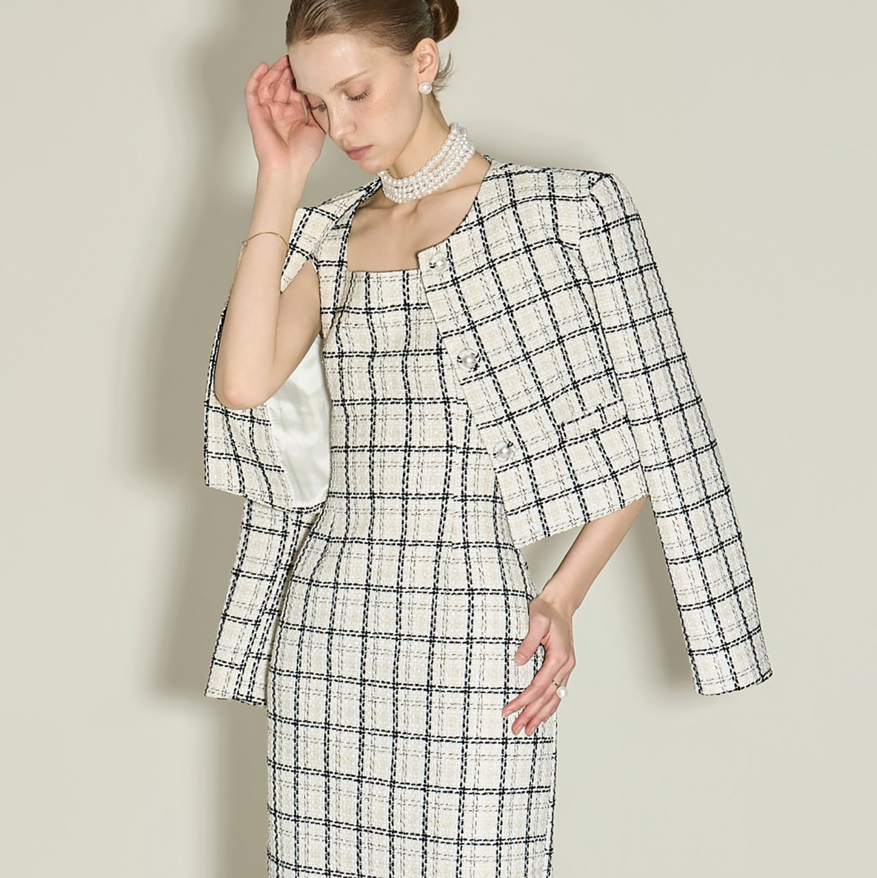 TP2319 夾克 連衣裙 套装