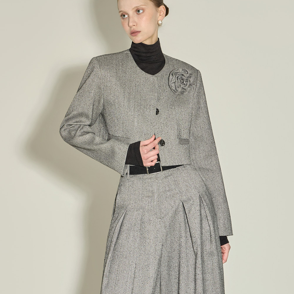 J3073 胸花 组合 夾克