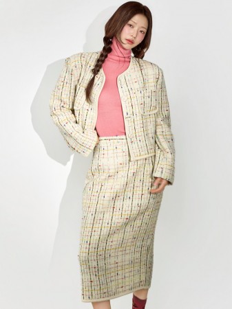 TP2326 夾克 裙 套装 Korea